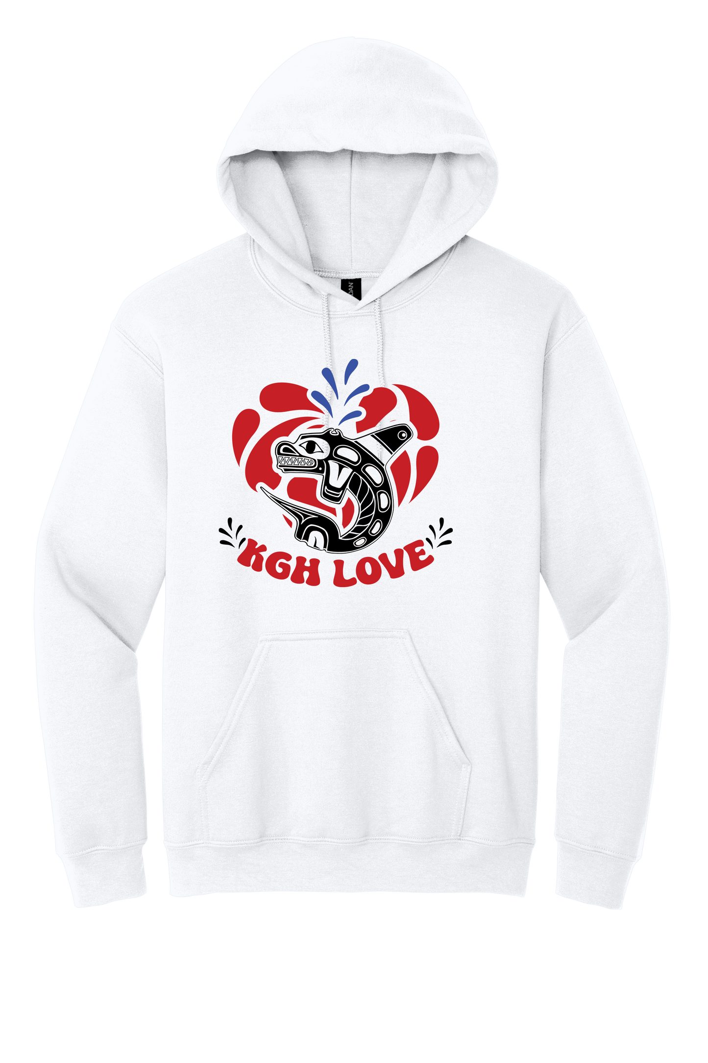 KGH Love White Hoodie - YOUTH SIZES