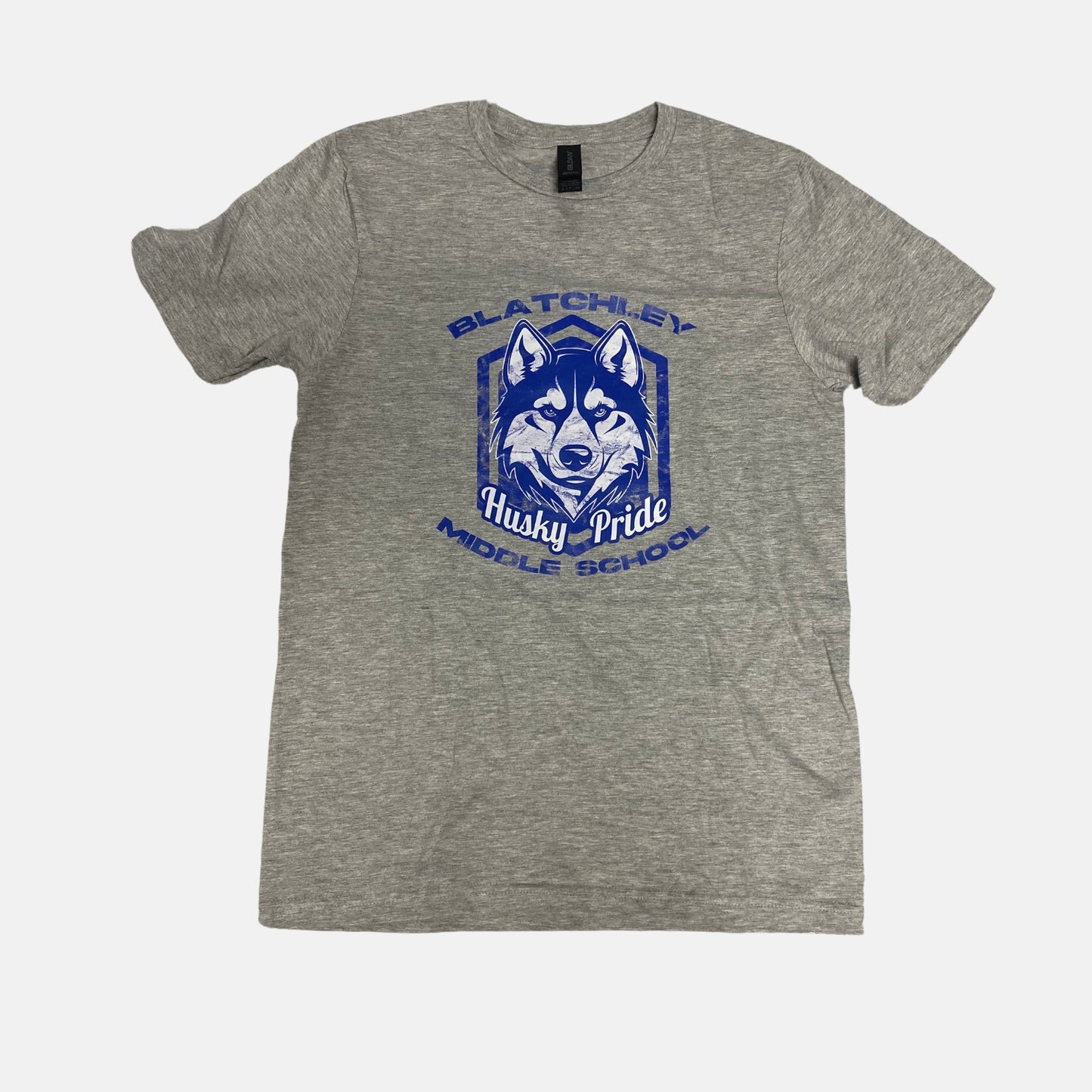 Blatchley Middle School - Gray Husky Pride T-Shirt - Adults