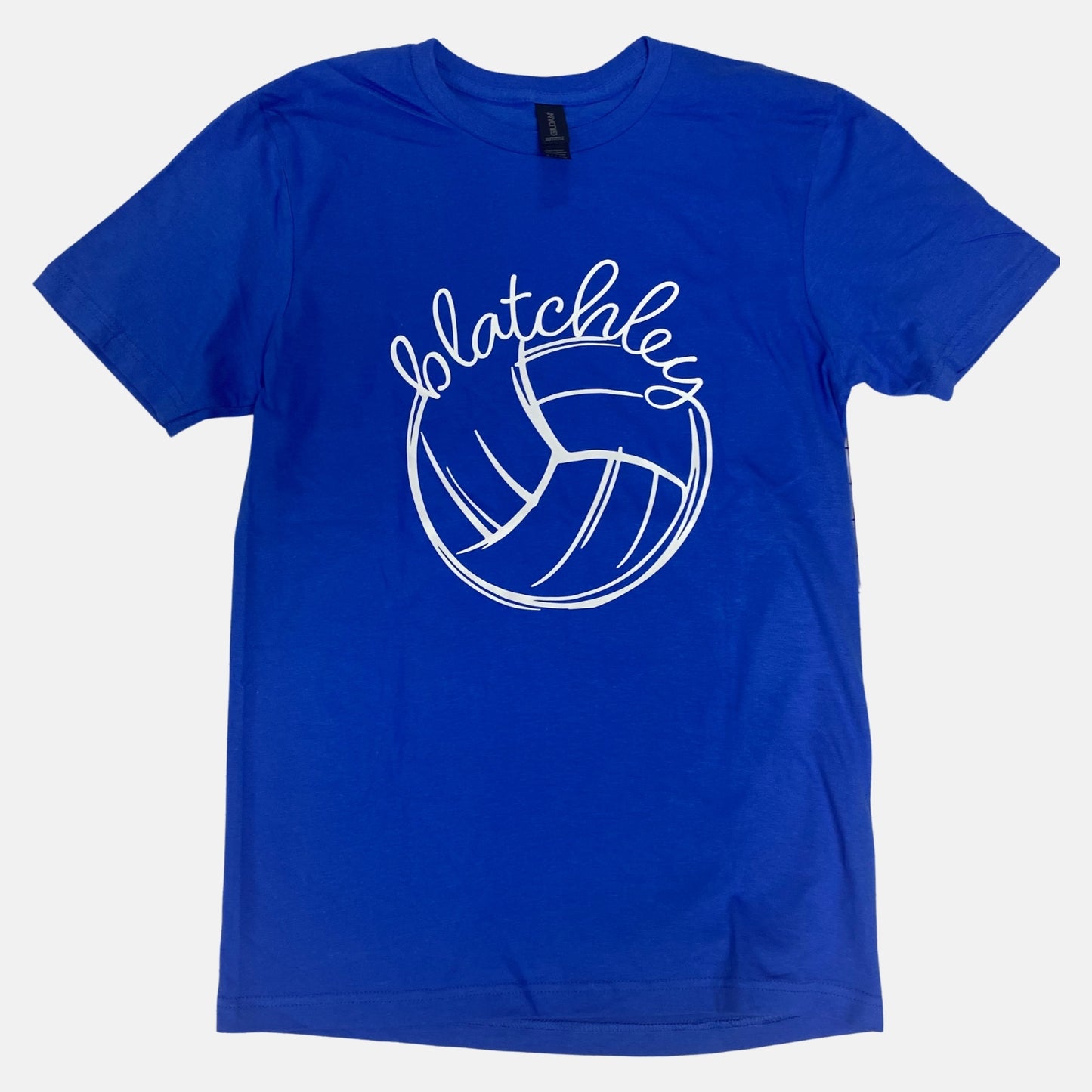 Blatchley Middle School - Volleyball - Royal Blue T-Shirt - Adult