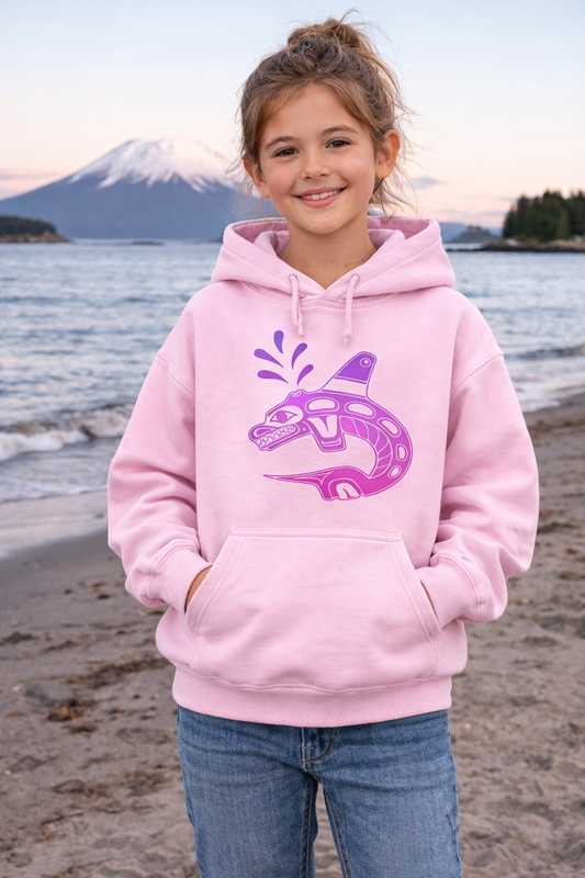 KGH Pink Gradient Pink Hoodie - YOUTH SIZES