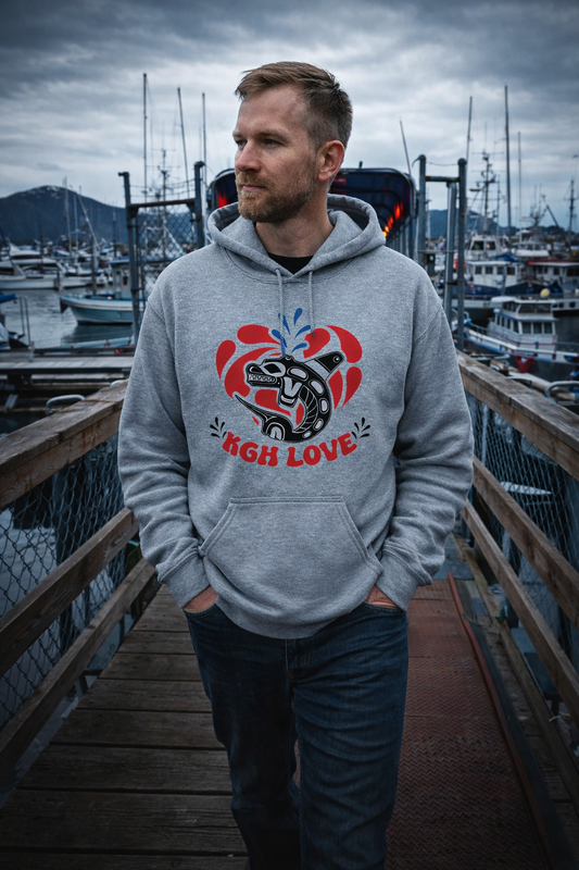 KGH Love Logo Sport Grey Hoodie - ADULT SIZES