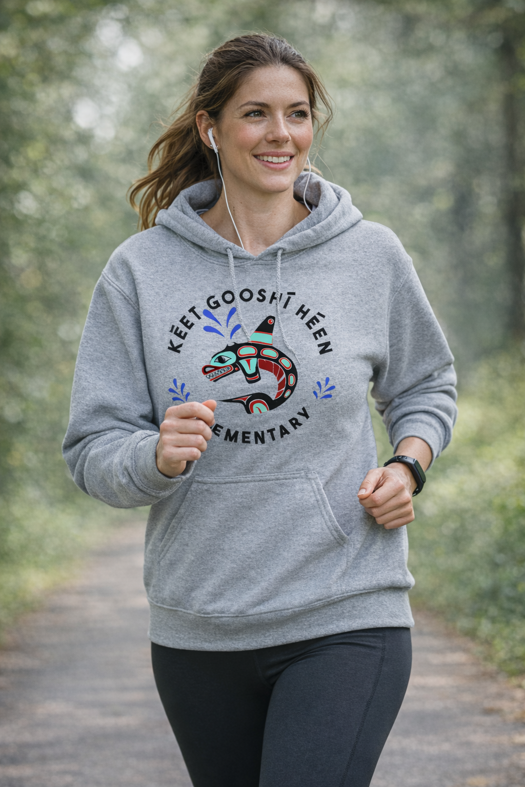 KGH Circle Logo Sport Grey Hoodie - ADULT SIZES